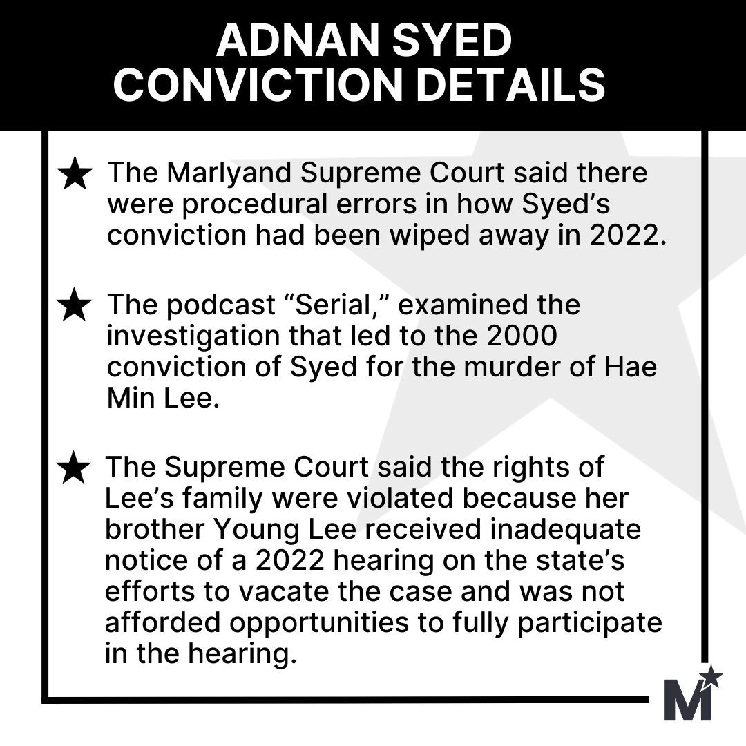 MeritStreet's tweet photo. The ruling will restart the efforts to clear away Adnan Syed’s conviction from the point that the 2022 motion to vacate the conviction was filed by Maryland state’s attorney’s office.
#meritstreet #news #merittv #adnansyed #serialpodcast #maryland #supremecourt https://t.co/abRiPmmYXx