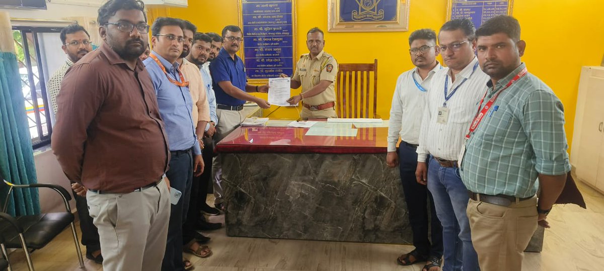 nilesh_pawar15's tweet photo. This is to bring to your immediate attention @mieknathshinde, @Dev_Fadnavis, @AjitPawarSpeaks, @nsitharamanoffc ,@ChiefIba that an incident of manhandling with an officer at Bank of Baroda in Loni Devkar happened yesterday. FIR has been lodged under the following sections of the Bharatiya Nyaya Sanhita (BNS), 2023:

- Section 189(2)
- Section 190
- Section 191(2)
- Section 115(2)
- Section 118(2)
- Section 137(2)
- Section 138(2)
- Section 151(2)
- Section 352
- Section 351(2)
- Section 351(3)

we urgently request @ssaunik ,@CMOMaharashtra that this matter be taken up with the Hon’ble District Magistrate. It is imperative that the culprits be immediately taken into police custody to prevent any further harm or obstruction of justice.

Furthermore, considering the seriousness of the charges under the aforementioned sections of the BNS, 2023, we also request that you ensure that the accused are not granted bail. The sections under which the FIR has been lodged are non-bailable, and it is crucial that the law is enforced to its full extent to maintain public order and uphold justice.

Your prompt action @MahaDGIPR @DGPMaharashtra in this matter will be highly appreciated to ensure that the legal process is not undermined and that the perpetrators are brought to justice without delay.
#BankersliveMatters
@lokmat
@zee24taasnews 
@DainikBhaskar 
@LoksattaLive