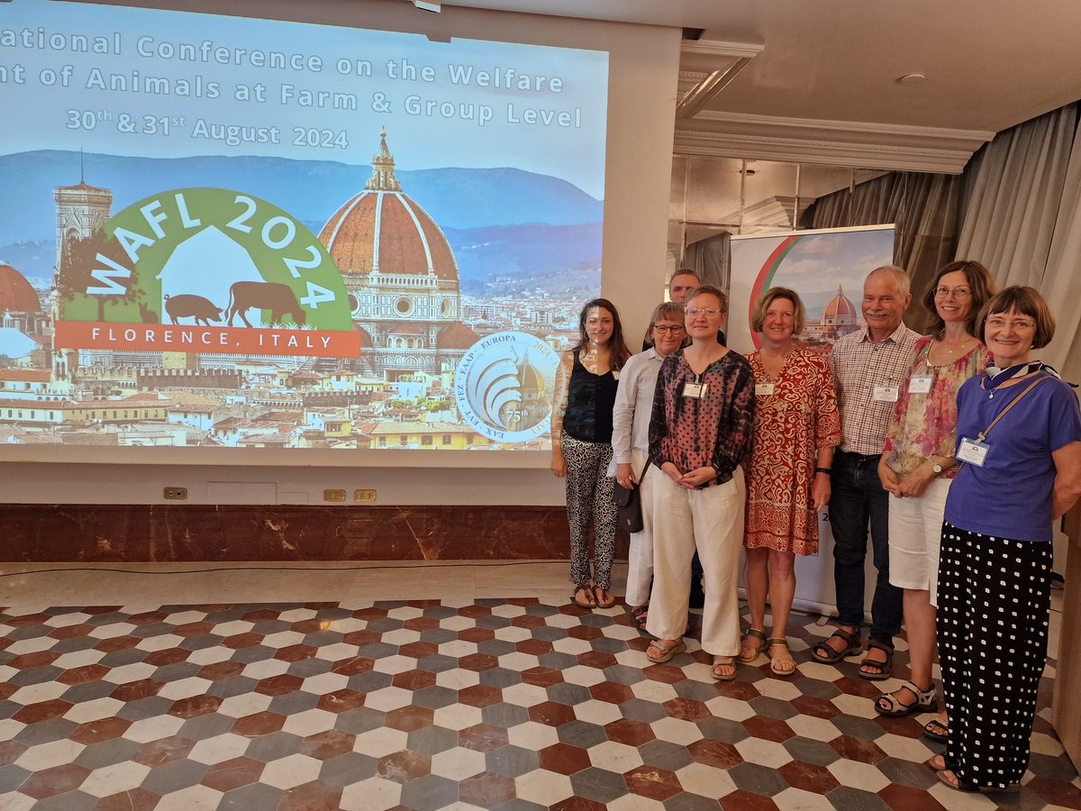 Mette S. Herskin (@herskinmette) on Twitter photo The <a href="/BSW_anivet/">Animal behaviour, stress and welfare - AU</a> team at <a href="/wafl2024/">WAFL2024</a> - happy to be part of a team of scientists focusing on different aspects of animal welfare and sharing knowledge on the topic <a href="/AarhusUni/">Aarhus Universitet</a> <a href="/TechSci_AU/">Technical Sciences - Aarhus University</a> <a href="/Husdyrforskning/">Institut for Husdyr- og Veterinærvidenskab, AU</a> #WAFL2024 The <a href="/BSW_anivet/">Animal behaviour, stress and welfare - AU</a> team at <a href="/wafl2024/">WAFL2024</a> - happy to be part of a team of scientists focusing on different aspects of animal welfare and sharing knowledge on the topic <a href="/AarhusUni/">Aarhus Universitet</a> <a href="/TechSci_AU/">Technical Sciences - Aarhus University</a> <a href="/Husdyrforskning/">Institut for Husdyr- og Veterinærvidenskab, AU</a> #WAFL2024
