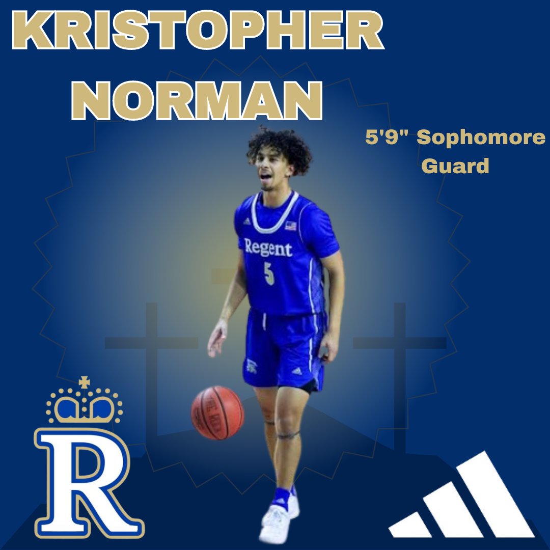 RegentMensBkb's tweet photo. Kristopher Norman is back for the Royals. He is ready to take on a leadership role to help our basketball team this season. https://t.co/atwds7uj3m