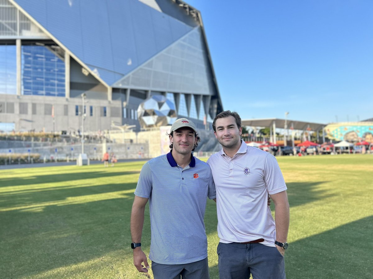 Thought these two looked familiar. Former Clemson FB starting kickers B.T. Potter and Jonathan Weitz are here for Clemson-UGA today and have a specialists tailgate going on