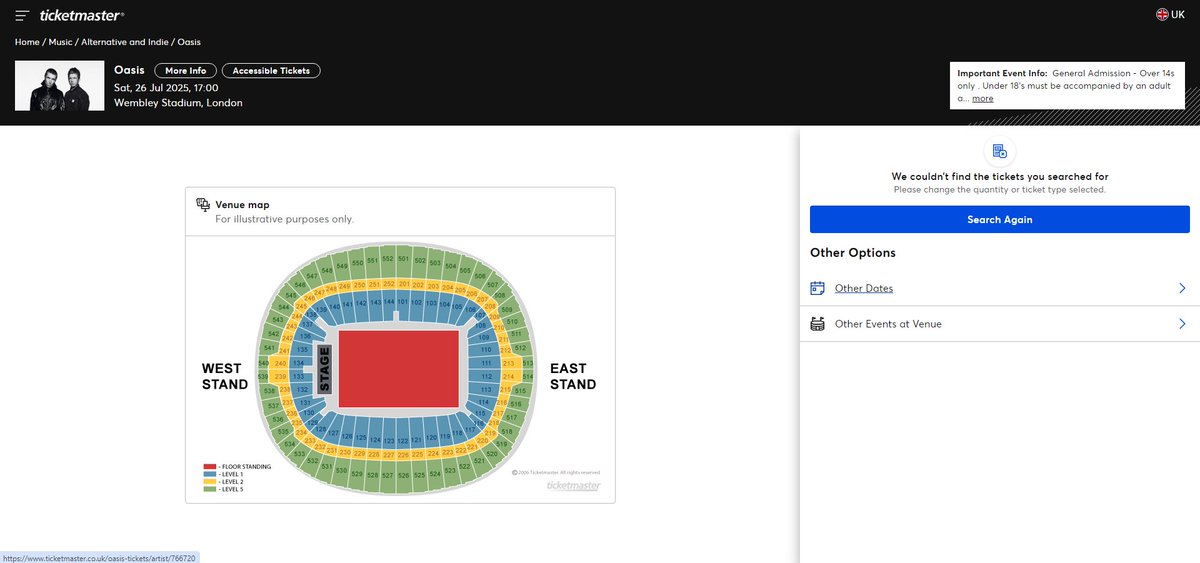 fabmil69's tweet photo. To cut a long story short...
#Oasis25 #Ticketmaster https://t.co/PopXpklIZg