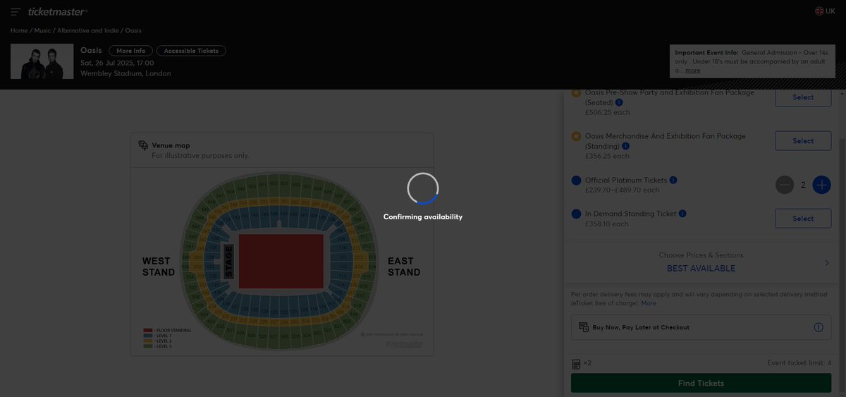 fabmil69's tweet photo. To cut a long story short...
#Oasis25 #Ticketmaster https://t.co/PopXpklIZg
