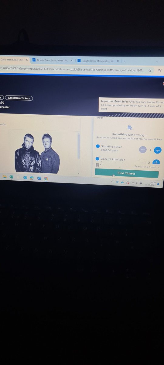 How much energy is spent clicking "Find tickets" for 4h in a row?
Today <a href="/TicketmasterCS/">Ticketmaster CS</a> looks like the greatest pollutor!
#oasis2025