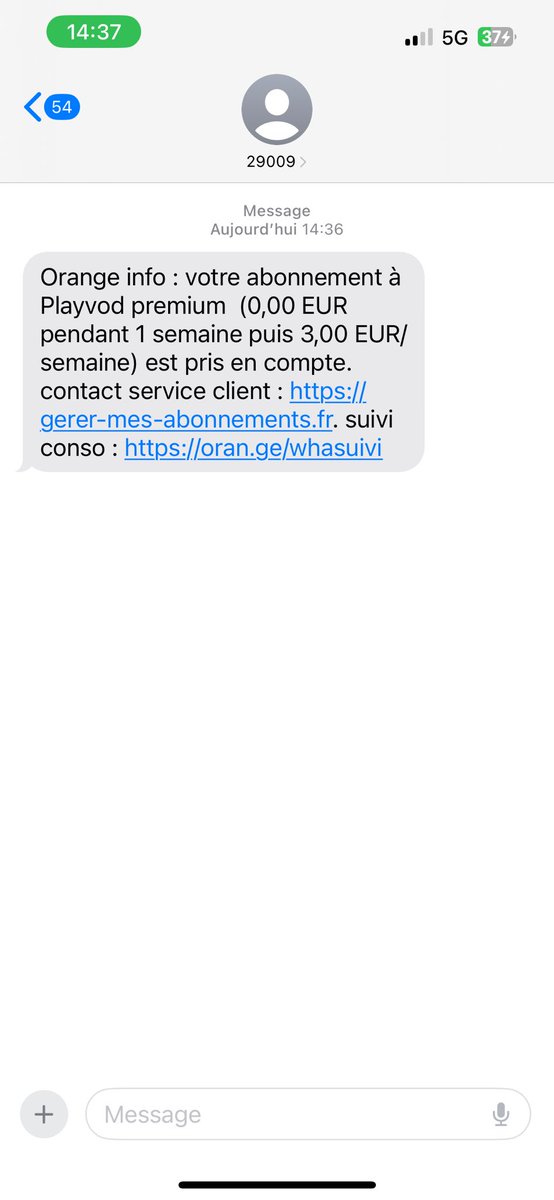 Bonjour <a href="/Orange_France/">Orange France</a> . C’est quoi ces pratiques encore ?

Vous forcez les abonnements payants maintenant ?