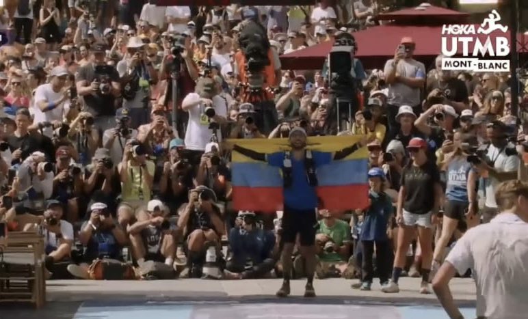 tomebamba's tweet photo. #ATENCION | El ecuatoriano Joaquín López se convierte en el primer sudamericano en lograr podio (3°) en la Ultra Trail Mont Blanc 100 millas (171 K), el evento de Trail de más renombre en el mundo. https://t.co/rqLsI2eY1b
