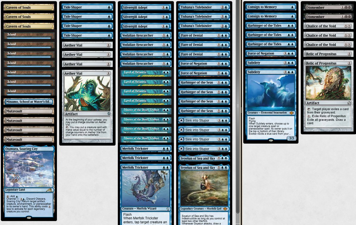 4-1 with this list. Mono U merfolk can certainly hang. Boros energy was the only defeit
