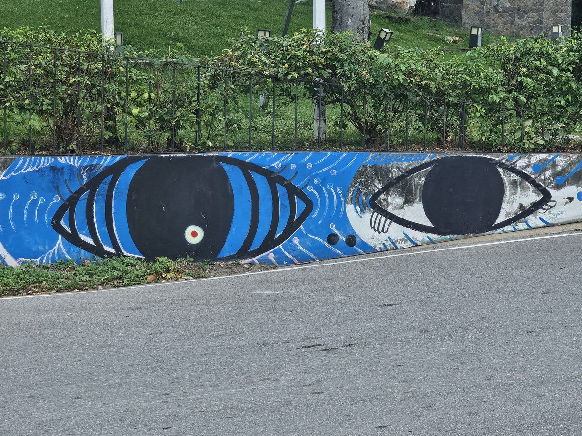 dannyoneofmany's tweet photo. The Eyes of #HuaHin #Thailand 
#StreetArt #PositiveEnergy https://t.co/C9icv4jGQD