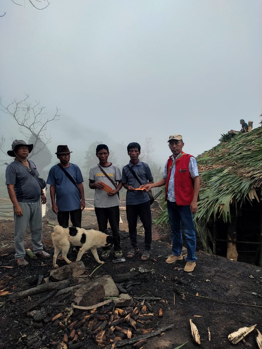 District Disaster Management Authority, Mon provided immediate relief to the affected families by Fire on 30th August 2024, Wangla Village, Mon.