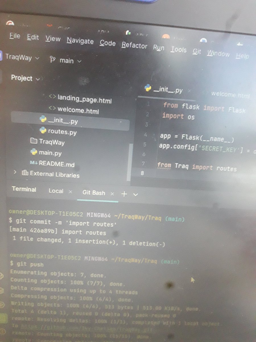 Breaking barriers, one line of code at a time.
While alive{ git add, git commit, got push}
#GirlCodeHack <a href="/GirlCode_za/">GirlCode👩💻</a> <a href="/absa/">Absa Group</a>