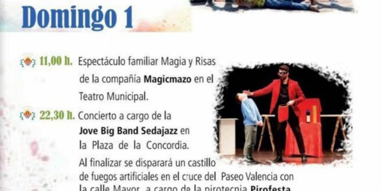 Nos vemos mañana domingo 1 de septiembre a las 11:00h, en el teatro municipal de #Loriguilla, para disfrutar del espectáculo de #magia
Os esperamos 🎩😃