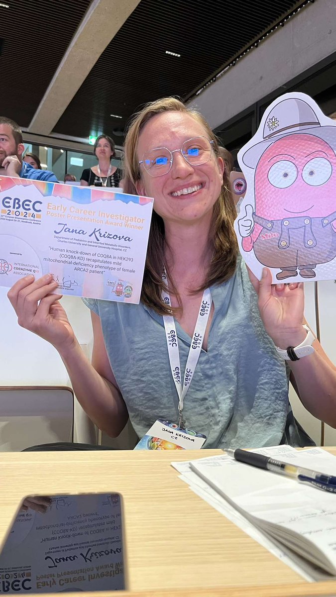 JanaKov18's tweet photo. Superproud to win the ICQA Poster Award at #EBEC2024
Thanks to my colleagues, the organisers and my husband who survived to take care of our little children 🥰 https://t.co/hTT3dPPe1L