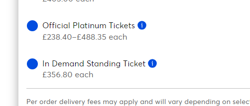 armoredbat's tweet photo. These are the only tickets left. Absolute joke #Oasis #Ticketmaster @oasis @TicketmasterUK https://t.co/74RHUpnCV1