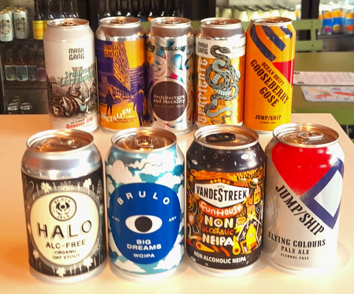 Stuart_Pickard's tweet photo. When I'm #SwappingStories about the choices for #NonAlcoholic #NoAbv #NoAbvBeers #Alkoholfrei #Alkoholfri they say that there is non #TryHarder @gang_mash #dropship @brulobeer @BlackIsleBeer @vandeStreekbier @cloudwaterbrew #BeerShopping #FunctionalDrinksClub #GingRealAleTrail https://t.co/wf71ub0kZ1