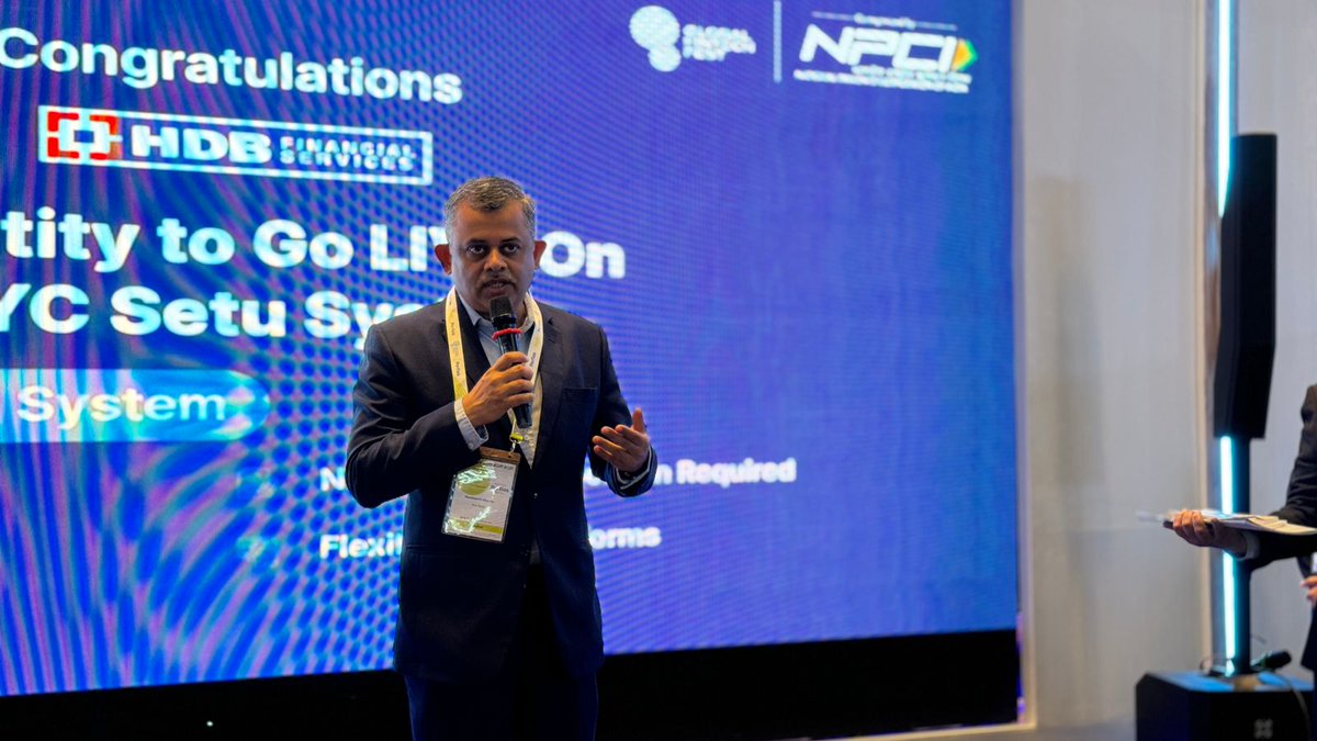 NPCI_NPCI's tweet photo. Say hello to seamless onboarding!  e-KYC Setu System launches at the NPCI Pavilion at #GFF2024. Here’s to changing the way the world does digital identity verification!

@UIDAI I @dilipasbe I @abhay_parekh

e - KYC Circular: https://t.co/GewWfkssBI

#NPCIGFF2024 #GFF2024 #GFF https://t.co/snnJWtv16k