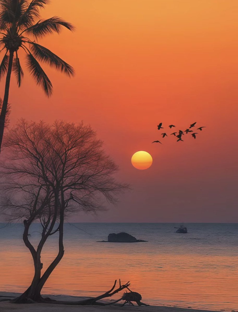 zvsy33's tweet photo. The ecstatic sunset glow
📍广东•珠海 | 是微风，是晚霞，是心跳，是无可替代~
#Sunsets  #SEA https://t.co/OLjdfDKnHd