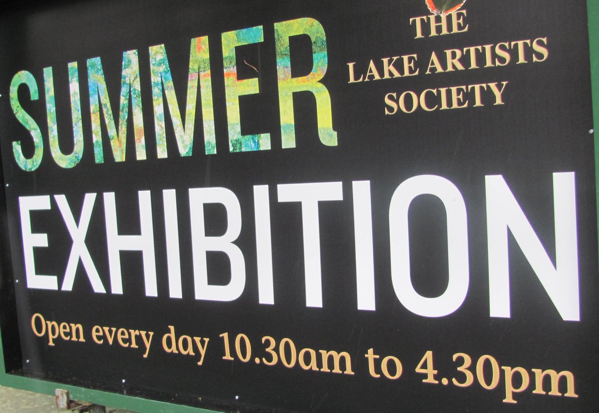 Just a few more days to go ! The Lake Artists Society Summer Exhibition 2024 - open today and everyday until 4 September 10.30 am -4.30 pm at Grasmere Hall .  Don't miss it in our celebratory 120th year!