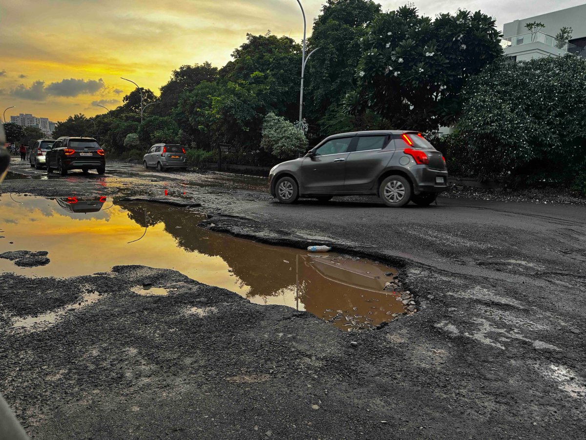 010797- the potholes on the roads are big enough to swallow cars completely &amp; yet every official is blind
<a href="/MunCorpGurugram/">MCG</a>
<a href="/cmohry/">CMO Haryana</a>
<a href="/Rao_InderjitS/">Rao Inderjit Singh</a>
<a href="/narendramodi/">Narendra Modi</a>
<a href="/diprogurugram1/">DIPRO Gurugram</a>
is the government waiting for some accident to happen before something is done
<a href="/rwasushantlok2/">rwasushantlok2&3</a>
day 9
