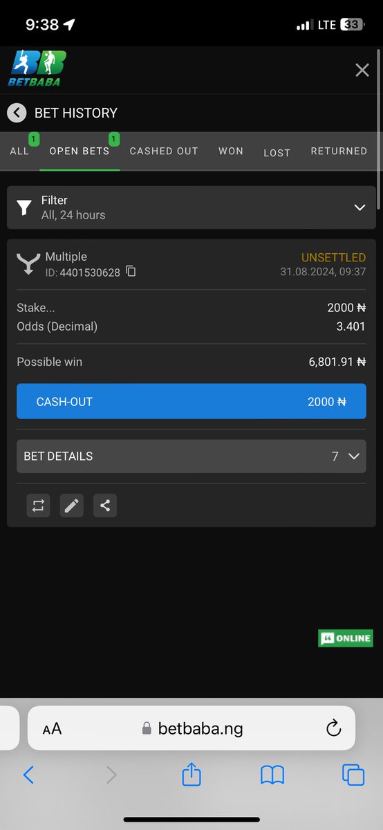 Cinqbaba's tweet photo. Let’s go kick start the weekend with entry 1 on betbaba 

3.4 odds 

4401530628 https://t.co/W0fxKuggeS