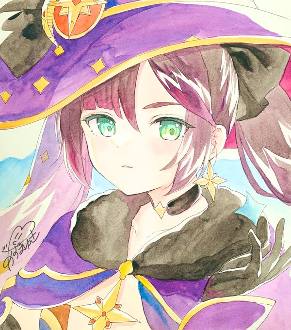 モナ誕生日おめでとう✨

#モナ生誕祭2024 #GenshinImpact  #透明水彩イラスト 