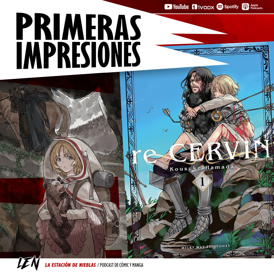 ¡Llega Re Cervin de <a href="/mwediciones/">Milky Way Ediciones</a> y ya tenéis aquí su Primeras Impresiones donde os contamos en detalle que nos ha parecido este primer tomo, sin spoilers!

🎥 Youtube: youtube.com/watch?v=yHLNKO…
➡️ Ivoox: ivoox.com/primeras-impre…
🎙️ Spotify: open.spotify.com/episode/7JNZlW…

#manga #recervin