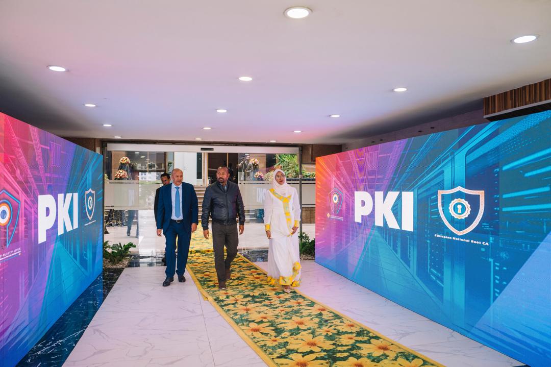 AbiyAhmedAli's tweet image. Securing virtual data complements the task of protecting national sovereignty. Today, we officially launched Public Key Infrastructure (PKI) with the Information Network Security Administration. This will facilitate reliable and secure digital data exchange.