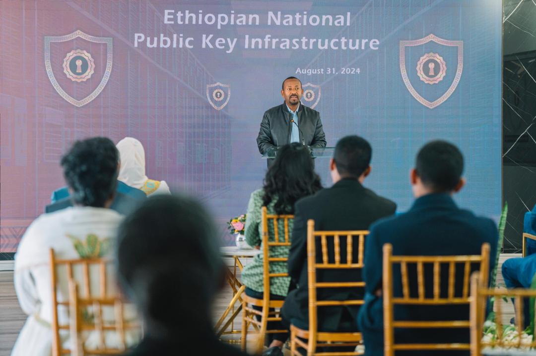 AbiyAhmedAli's tweet image. Securing virtual data complements the task of protecting national sovereignty. Today, we officially launched Public Key Infrastructure (PKI) with the Information Network Security Administration. This will facilitate reliable and secure digital data exchange.