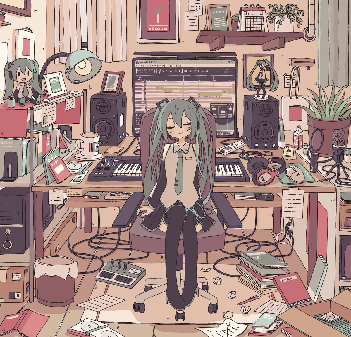 akasiaLL's tweet image. #初音ミク誕生祭2024