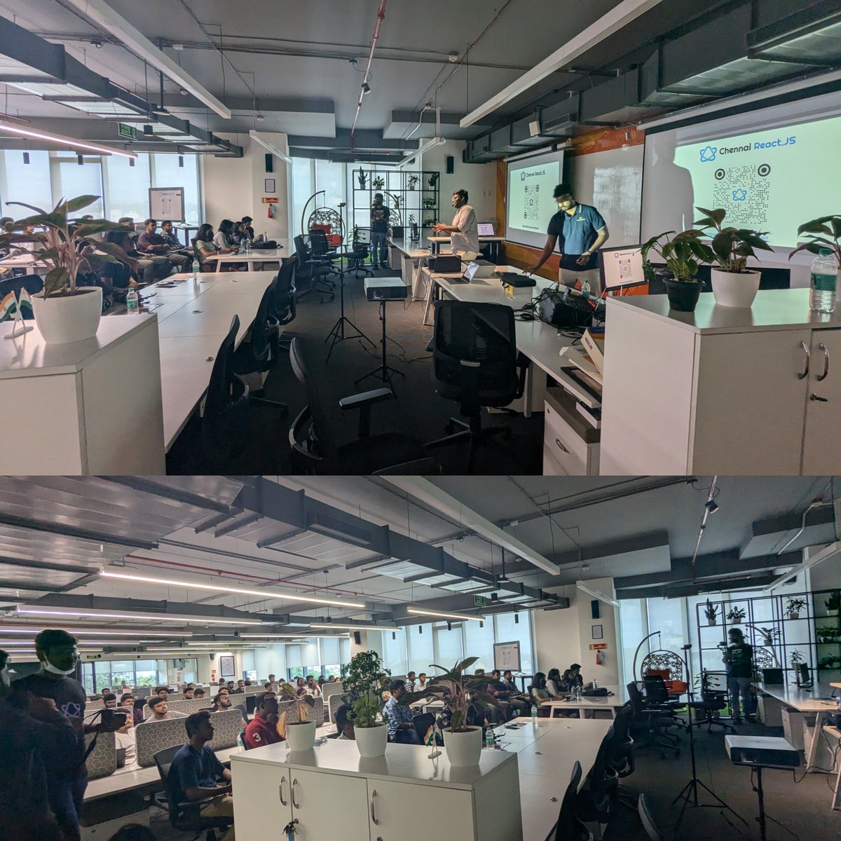 the_mcnaveen's tweet photo. Volunteering at @chennaireact ๐ค๐คฉ
#opensource #chennaireact #reactjs https://t.co/SgWVrn48xa