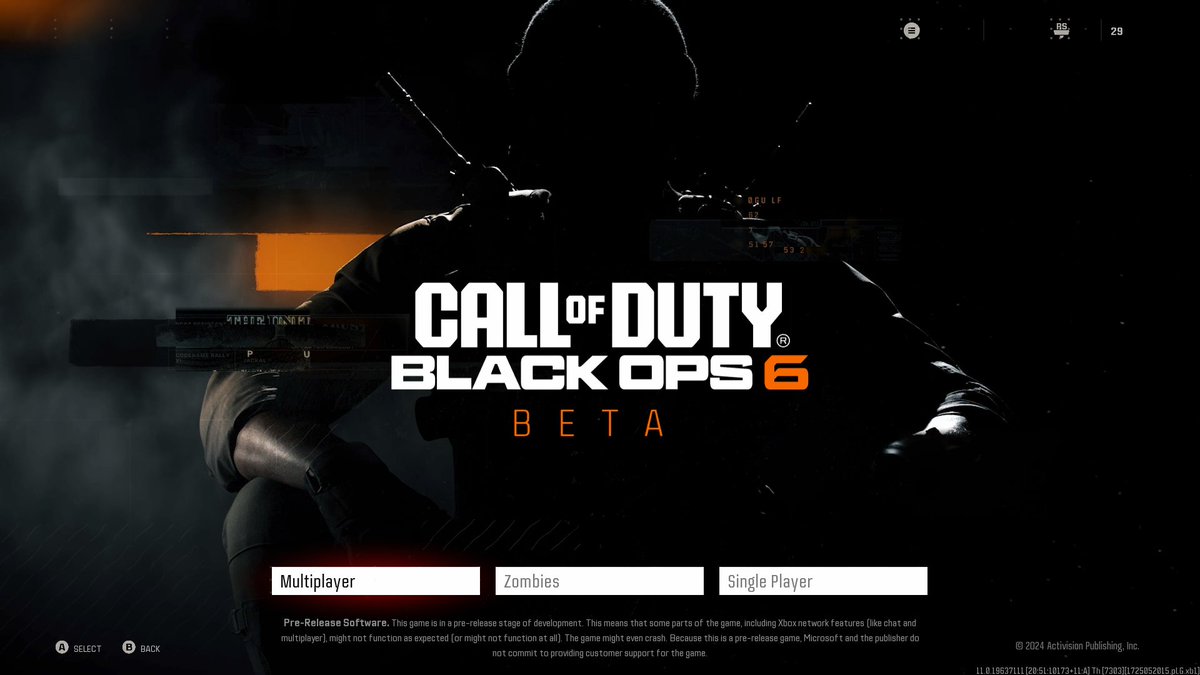 Kezzie_D's tweet photo. @Treyarch I was playing fine last night....now I just get to the multiplayer screen ...then error message and throws me out. https://t.co/GNOgD3uPqe