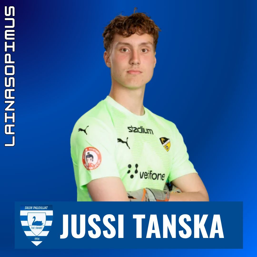 Maalivahti Jussi Tanska loppukauden lainasopimuksella FC Hongasta SalPaan! 🔥

Tervetuloa Saloon Jussi! 🫡