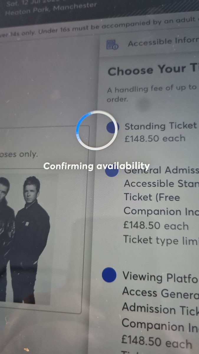 davehunter64's tweet image. To get to this point and it keeps swirling. So annoying. #Ticketmaster #Oasis25