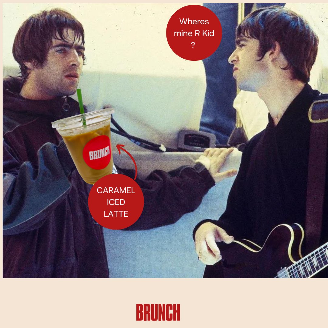 🧊☕️🌞🎶🎸
Even <a href="/liamgallagher/">Liam Gallagher</a> loves an Iced Latte with shot of Caramel - have a great Saturday folks……..

🌞 Open until 2pm
📱 01925733888
🌎 mybrunch.shop

<a href="/oasis/">Oasis</a> <a href="/NoelGallagher/">Noel Gallagher</a>