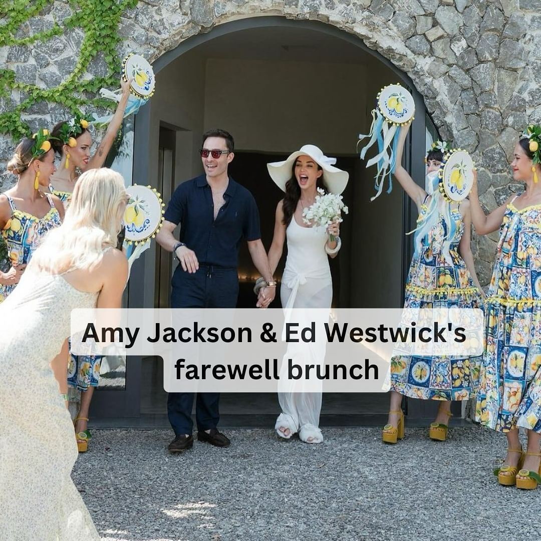 Calcutta_Times's tweet photo. Newlyweds #AmyJackson and #EdWestwick celebrated their farewell brunch with friends and family before their departure
.
.
.
#amyjackson #edwestwick #weddingsofinstagram #trendingnow #weddings #explorepage #fyp
@iamAmyJackson @EdWestwick https://t.co/DDL6ZeMy8I
