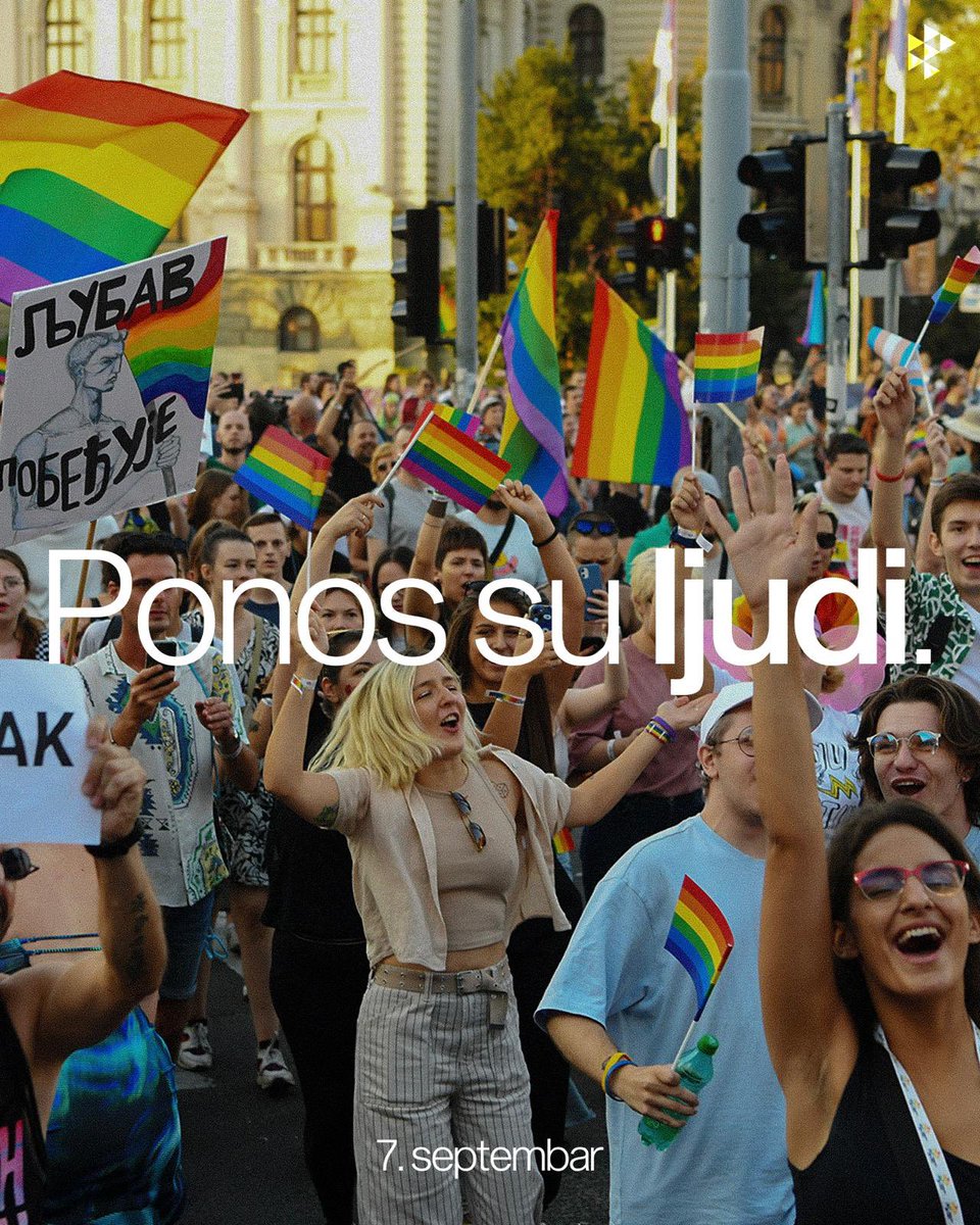 belgradepride's tweet photo. Sledeća subota! ✊
7. septembar, park Manjež, 16 časova https://t.co/uVNXWAMfML