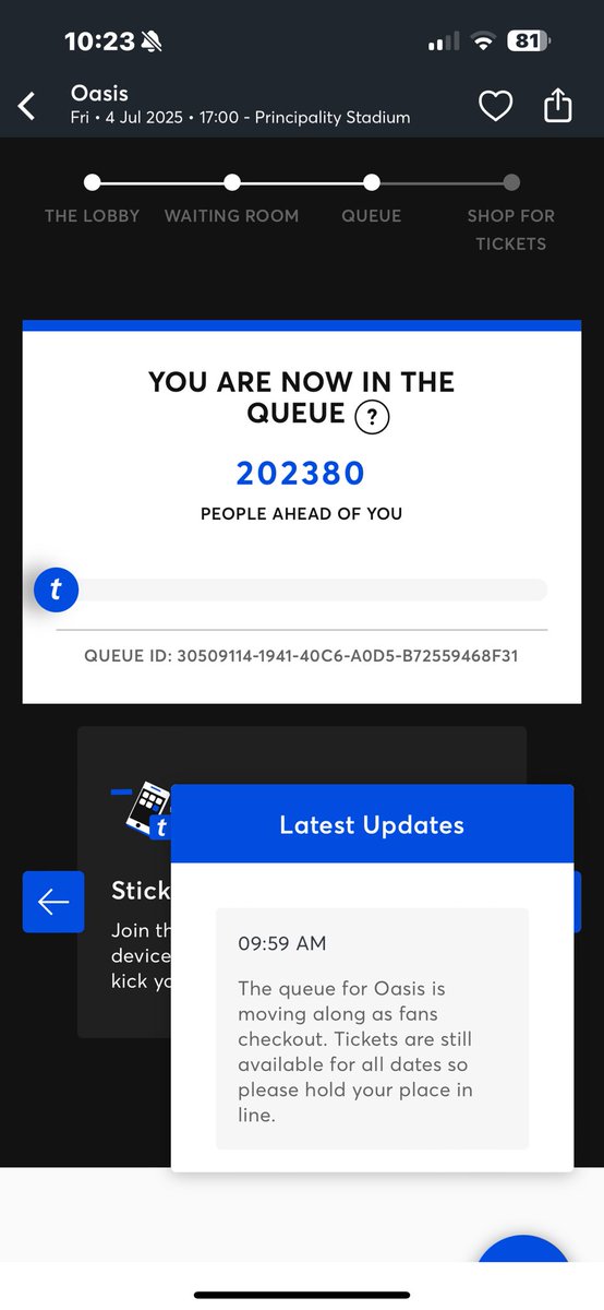 Thanks <a href="/TicketmasterUK/">ticketmasteruk</a>. Sort your shit out. I’m available if your platform team needs help scaling a system.