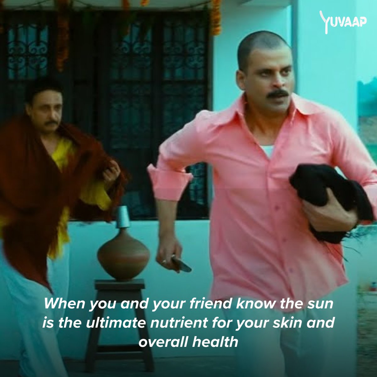 YuvaapOfficial's tweet photo. Sunbathing isnβt just for Instagramβit's for your health too. βοΈ
Want to learn how the sun can help your skin and overall health? Join our Wellness Classes today. β¨
Link in bio ππ
#SunKissedSkin #WellnessGoals #HealthyLiving #Yuvaap #WellnessClasses #Yuvaap #FindYourY https://t.co/UQdu56GqHT