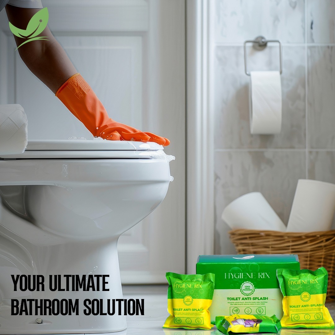 Prioritize Your Health with Hygiene Rix Anti-Toilet Splash!

When it comes to your well-being, every precaution matters. Hygiene Rix Anti-Toilet Splash is a trusted product designed to preventing harmful germs from splashing on women  while using the bathroom.