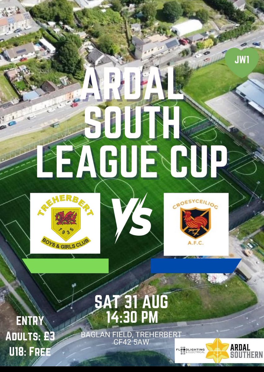 Treherbert BGC (@treherbert_snrs) on Twitter photo Game day
2.30 KO in the <a href="/ArdalSouthern/">Ardal Southern</a> cup against <a href="/croesyafc/">Croesyceiliog AFC</a> πJW1 Game day
2.30 KO in the <a href="/ArdalSouthern/">Ardal Southern</a> cup against <a href="/croesyafc/">Croesyceiliog AFC</a> πJW1