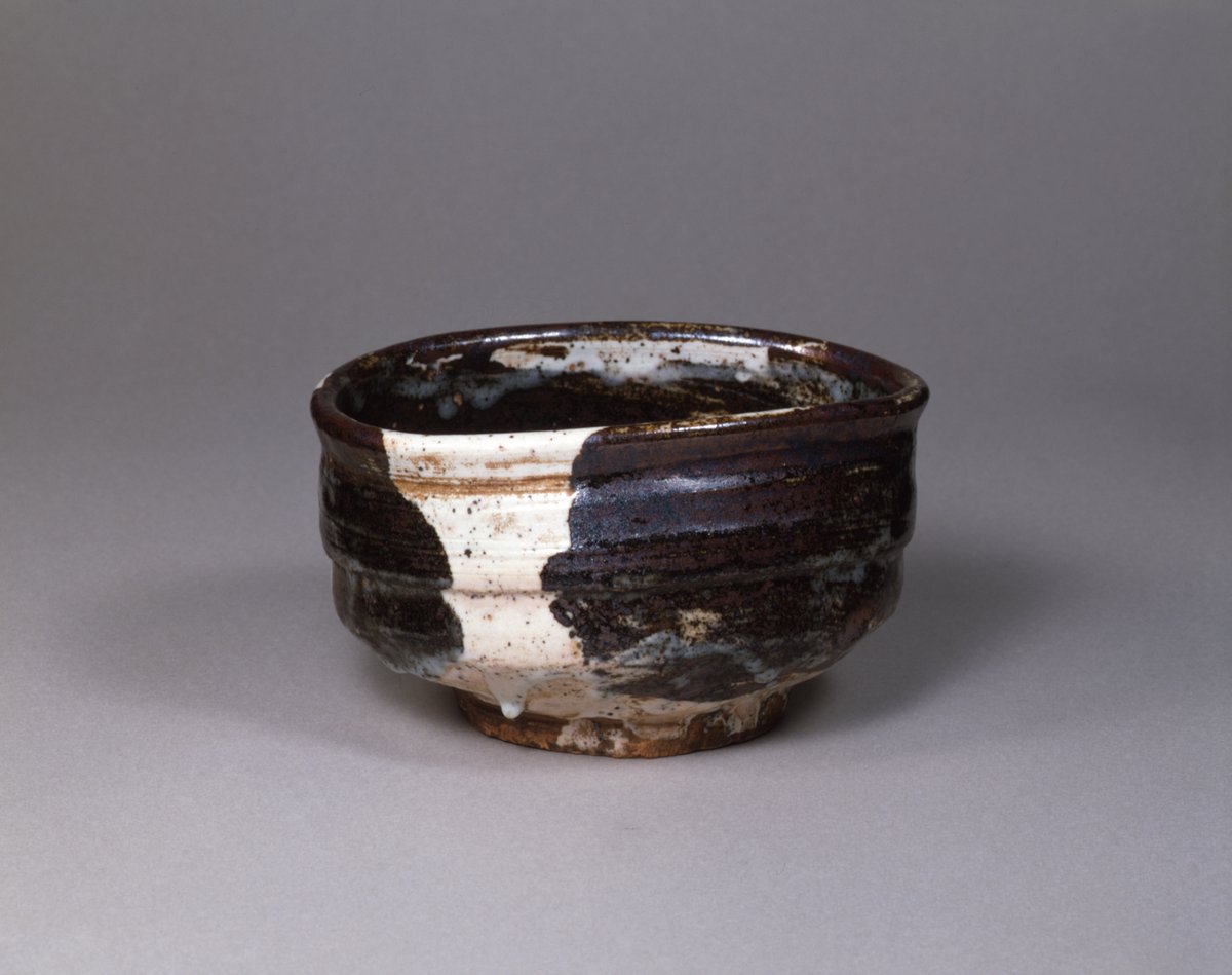 対馬御本茶碗 網干し図 大叟造