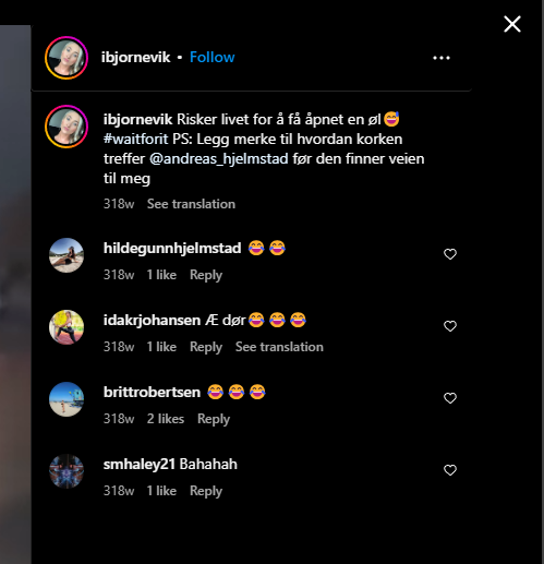 stammebark's tweet photo. En video viser @ibjornevik som passasjer i en bil hvor sjåføren åpner en ølboks mens han kjører. https://t.co/zRdmAHZpkt