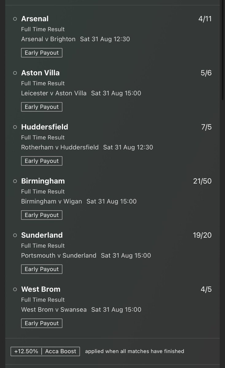 TipsterFranketh's tweet photo. Todays 6-fold ⚽️ Pays @ 28.9/1 + 12.5% bonus if you ride it out.

If this bet wins I will give away £50 cash 💵 

To be in with a chance - all you have to do is 

Repost ♻️ 
Follow me @FrankThePunter 

Good luck 🤞 https://t.co/sBsQ1g9cmG