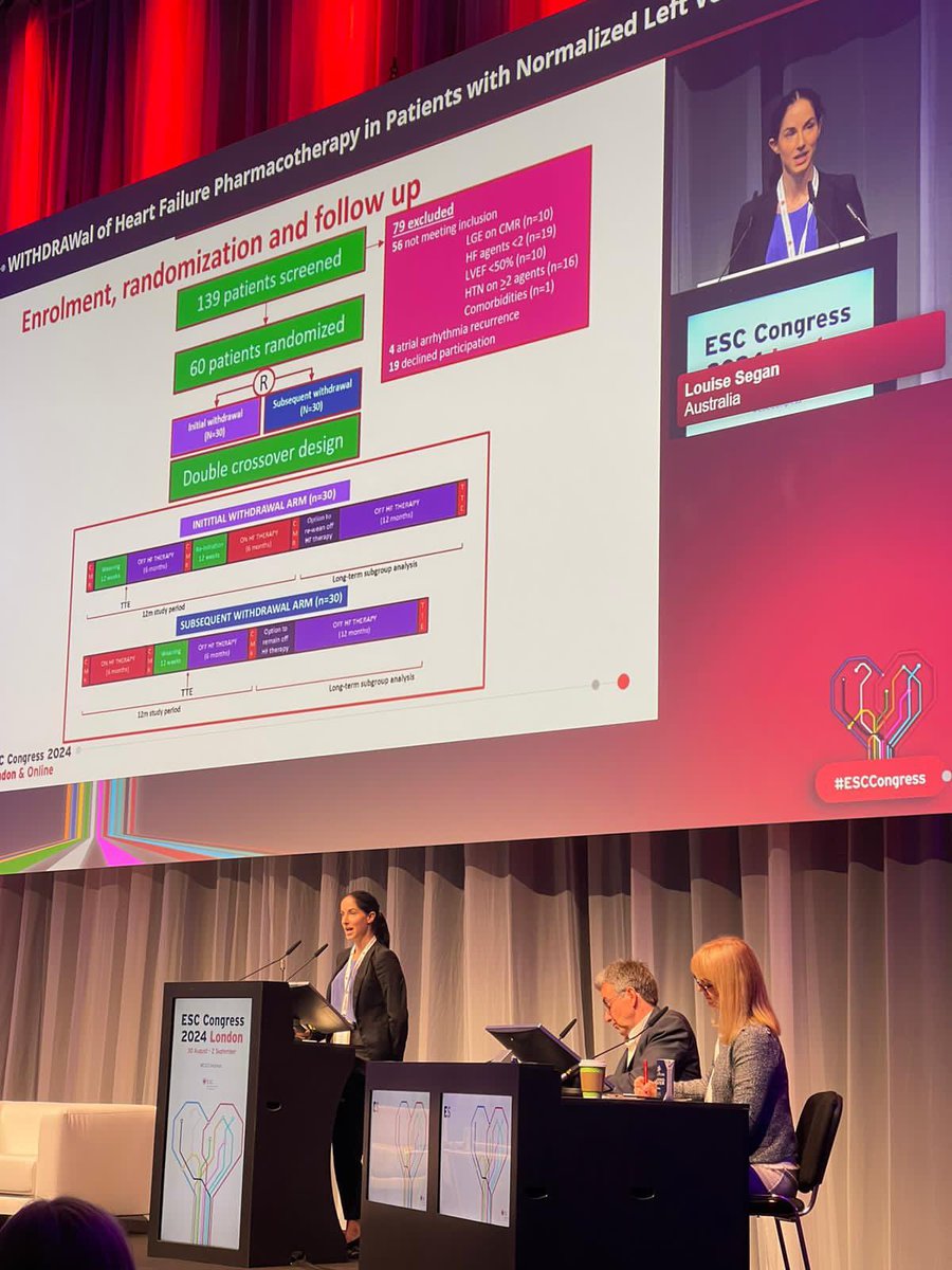 louise (@drlouisesegan) on Twitter photo Thrilled to present the results from the WITHDRAW-AF randomized clinical trial at #ESC2024 - low LVSD relapse rates in recovered AFCM following withdrawal of HF pharmacotherapy <a href="/BakerResearchAu/">Baker Institute</a> <a href="/UniMelb/">University of Melbourne</a> <a href="/AlfHeartCentre/">Heart Centre at the Alfred</a> <a href="/escardio/">European Society of Cardiology</a> <a href="/drjohnm/">John Mandrola, MD</a> Thrilled to present the results from the WITHDRAW-AF randomized clinical trial at #ESC2024 - low LVSD relapse rates in recovered AFCM following withdrawal of HF pharmacotherapy <a href="/BakerResearchAu/">Baker Institute</a> <a href="/UniMelb/">University of Melbourne</a> <a href="/AlfHeartCentre/">Heart Centre at the Alfred</a> <a href="/escardio/">European Society of Cardiology</a> <a href="/drjohnm/">John Mandrola, MD</a>