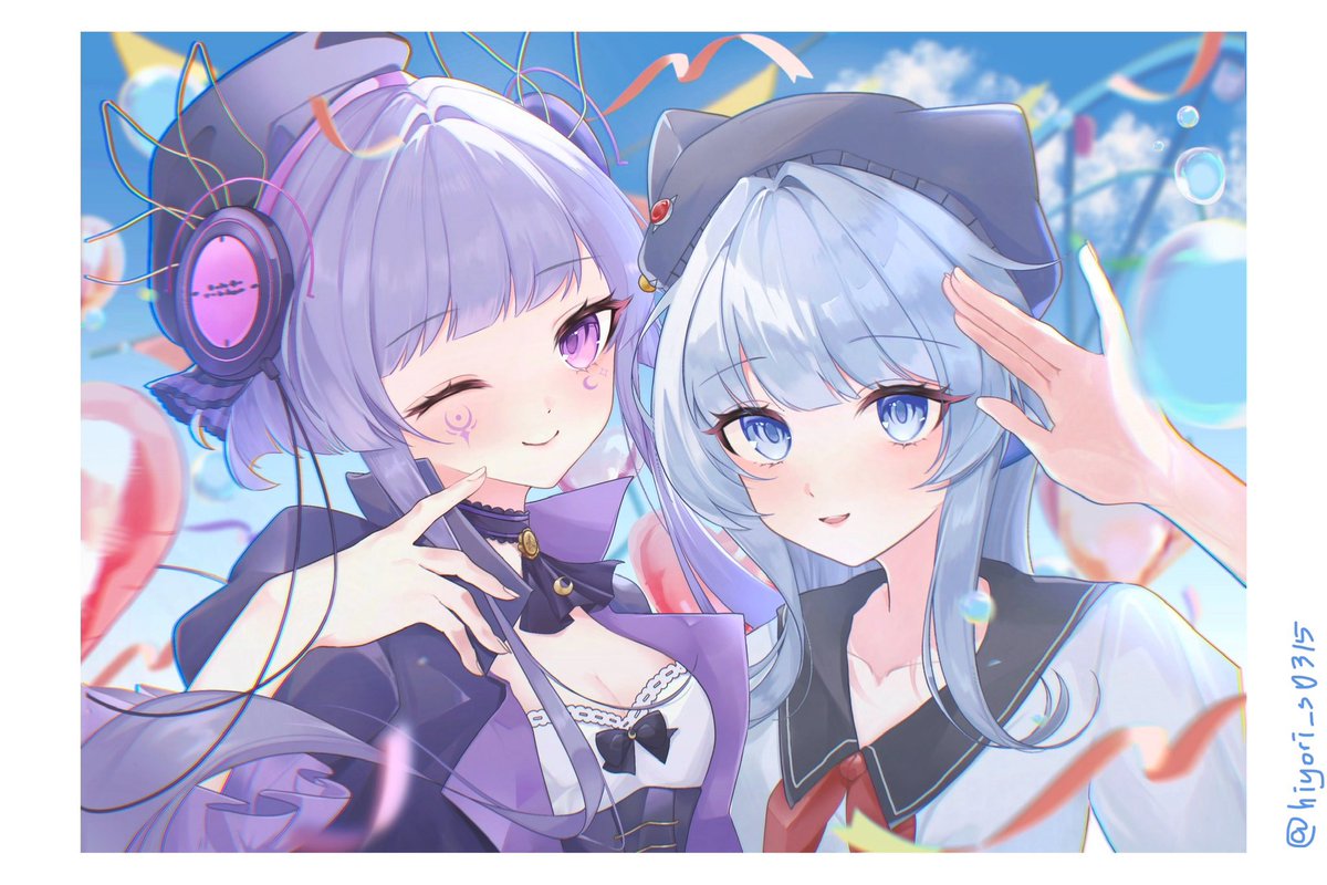 hiyori_s0315's tweet photo. 『一緒に遊びましょう！』
#arcaea #arcaea_art #rotaeno #Rotaeno_art https://t.co/XrJ33nsIki