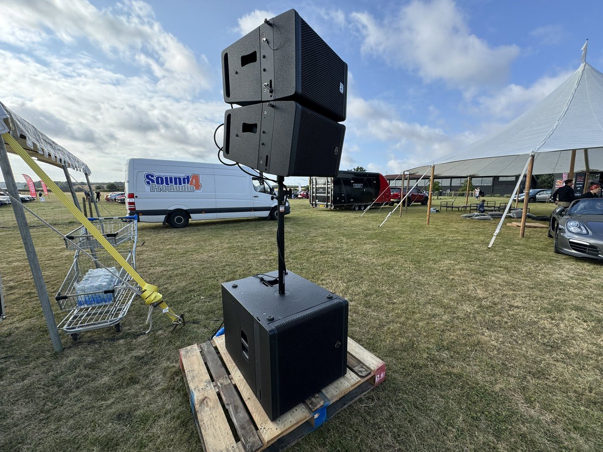 Sound4ProAudio's tweet image. Using the latest @WharfedalePro WLA active speakers proved to be a great choice last weekend at the @CSSuffolk car rally… Many compliments from the attendees of the event… Get in touch with us for more info on @WharfedalePro equipment…