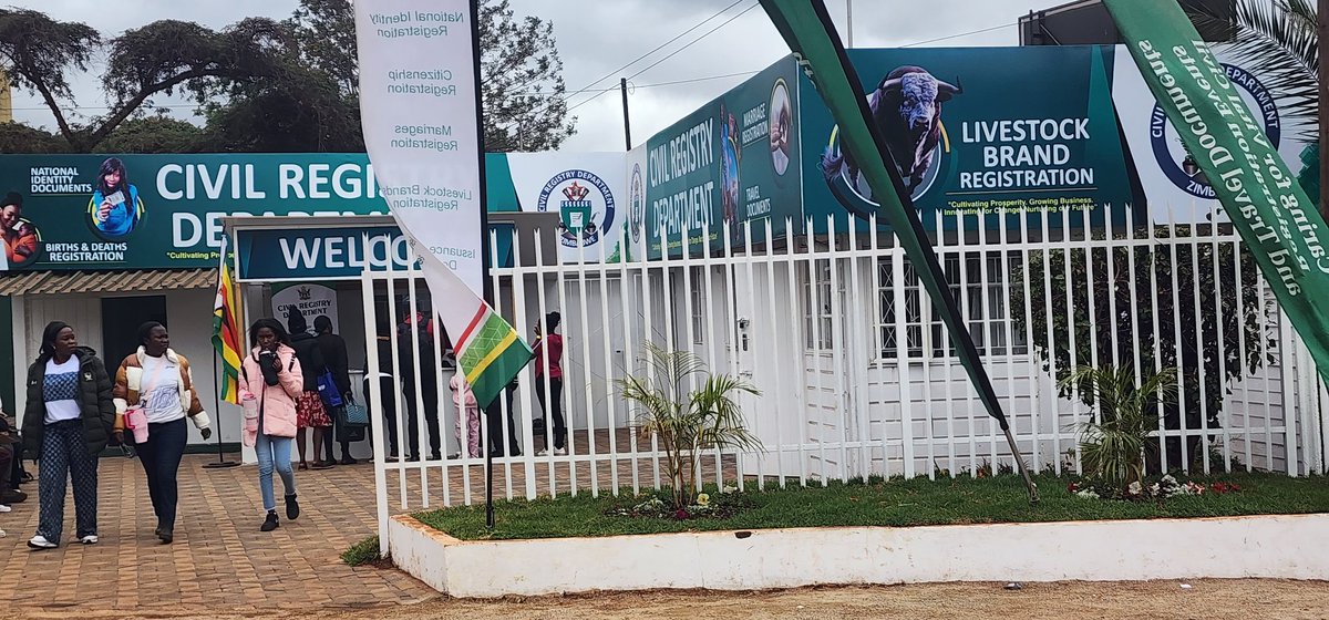 The Civil Registry Department is a very critical Department in Agriculture. We issue  cattle branding and all vital national documents.The E passport  regime has made it easy for every Zimbabwean to access the critical document. They, too,are at ZAS 2024 and issuing  documents