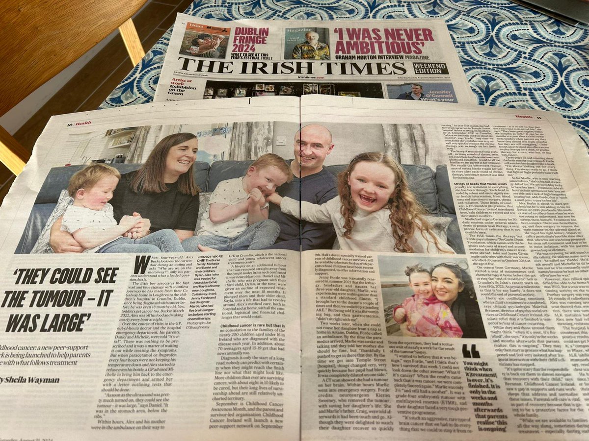 Childhood Cancer Ireland tweet media