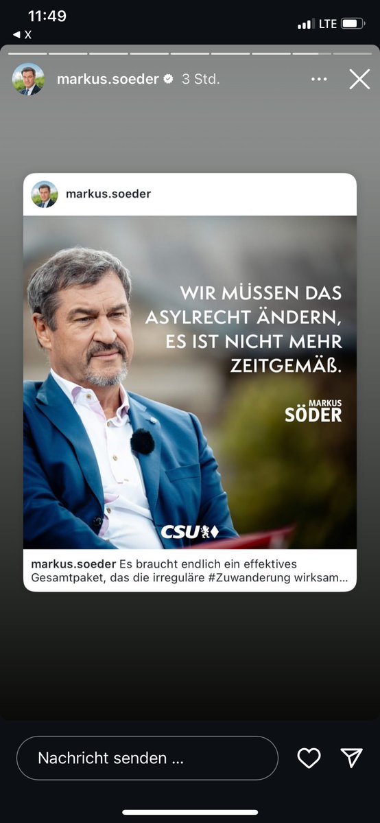 #söder ist durchaus ein charismatischer Mann. Das kann man ihm nicht nehmen. Ich selbst mag auch seinen Instagram-Auftritt. Bodenständig, bürgernah, heimatverbunden. Doch wie glaubwürdig ist Bayerns Ministerpräsident? Hier ein paar Screenshots seiner heutigen Insta-Story mit dem