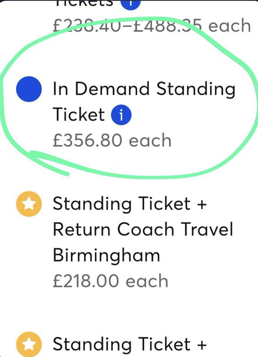 No wonder they aren't allowing resale from touts if this is what they are up
to themselves! 🙄