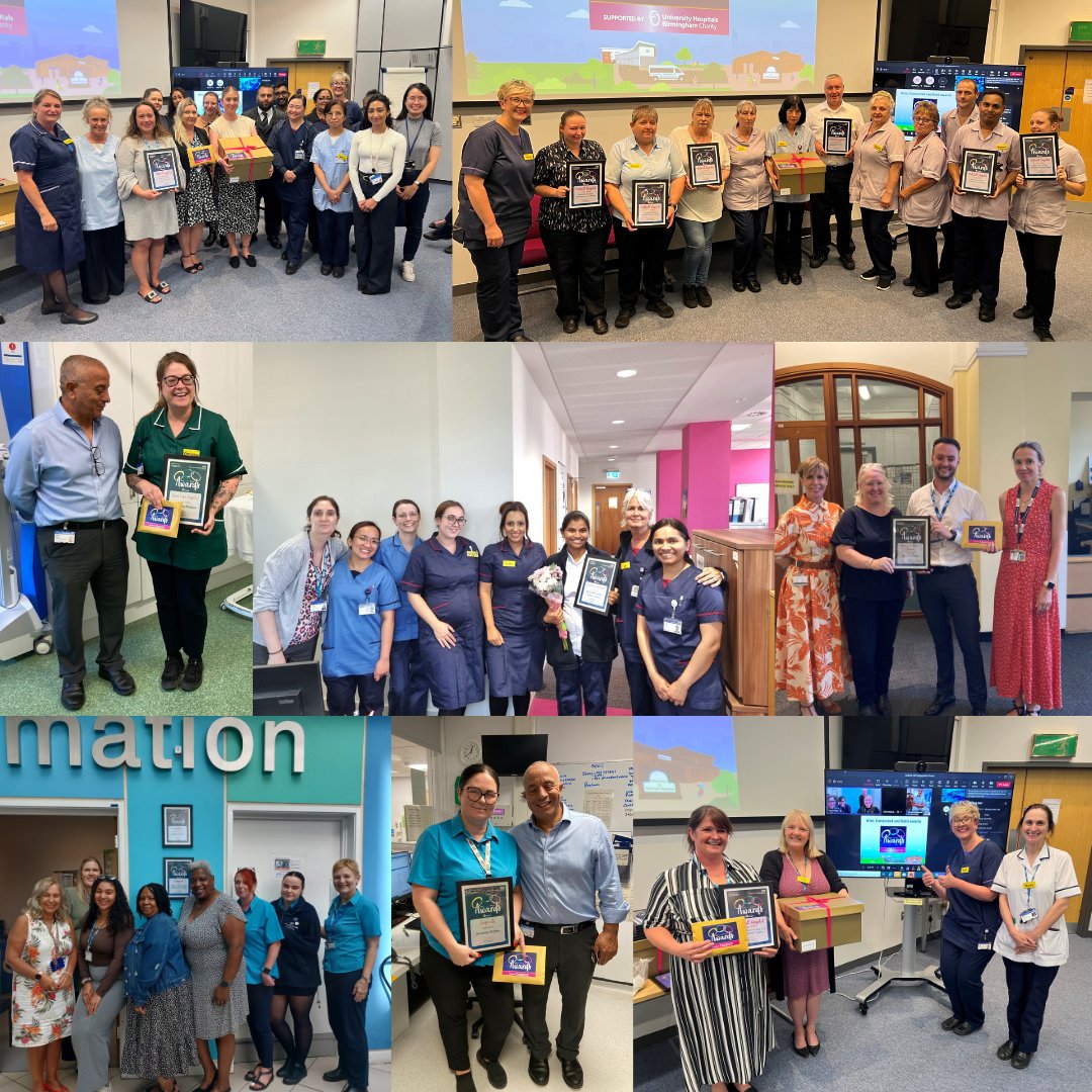 📷 Here are some photos of our amazing Kind, Connected and Bold award winners from last month 🏆

✨ September nominations are still open ✨

Nominate someone who demonstrates our Trust values today via our online form  orlo.uk/35cr5
✉ Or email us at: awards@uhb.nhs.uk